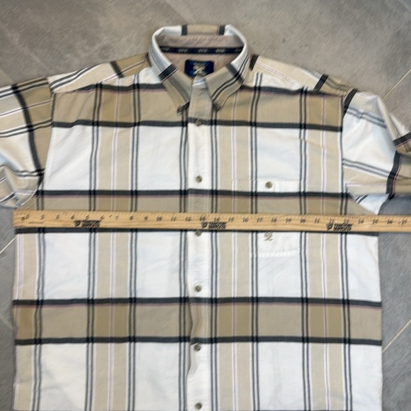 Wrangler Twenty X Plaid Long Sleeve Button Down Shirt Men's XL - Picture 6 of 10
